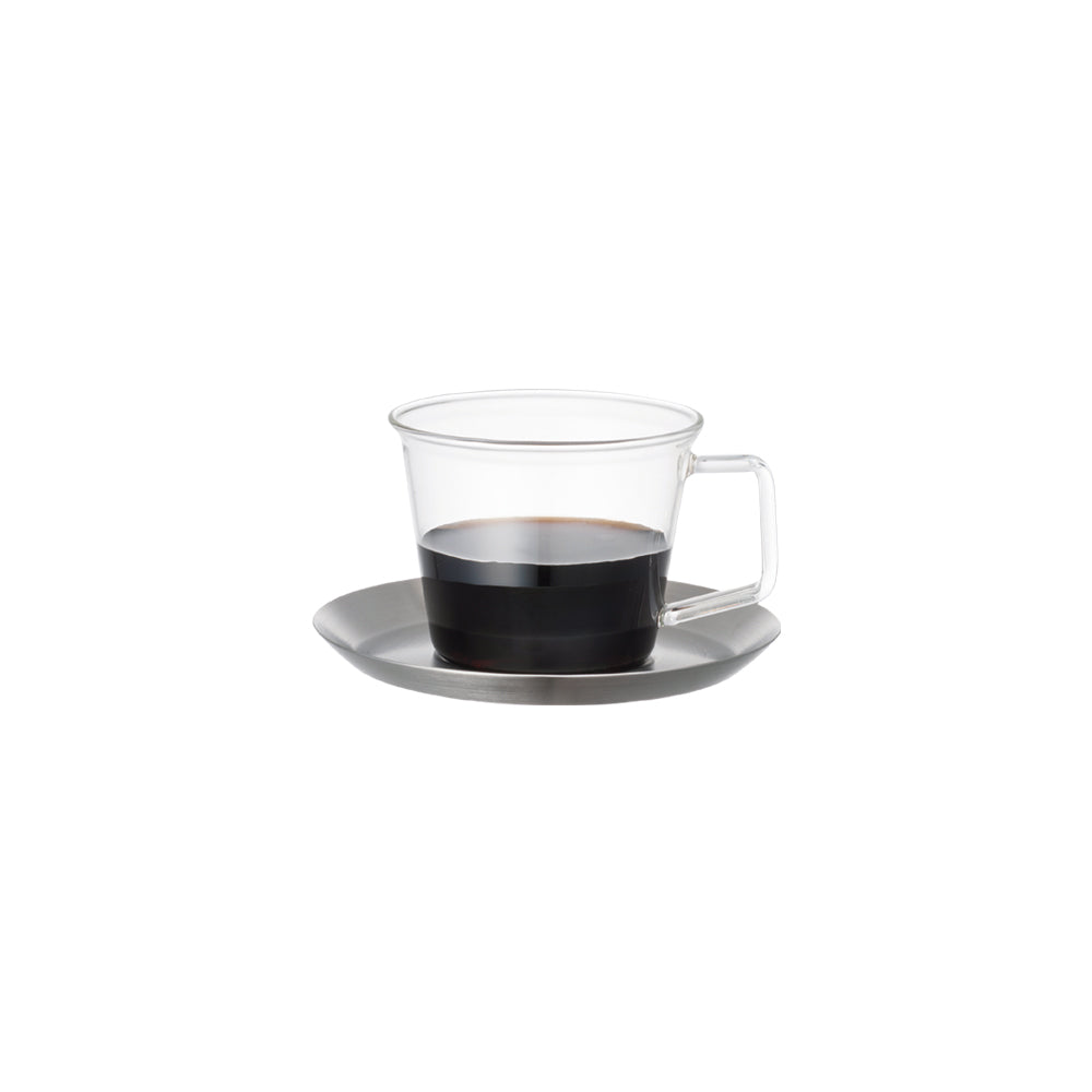 CAST コーヒーカップ&ソーサー 220ml ステンレス – KINTO