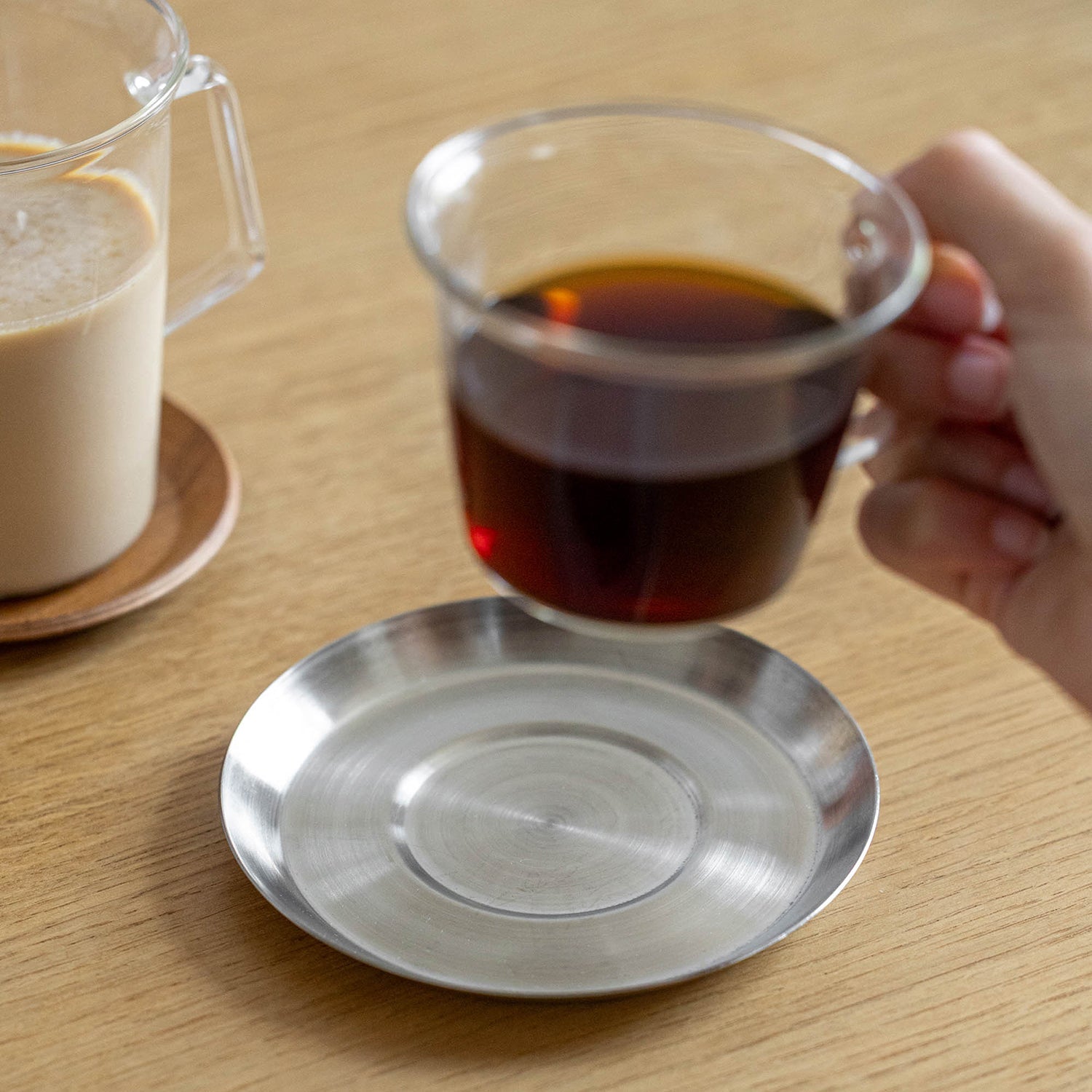 CAST コーヒーカップ&ソーサー 220ml ステンレス – KINTO
