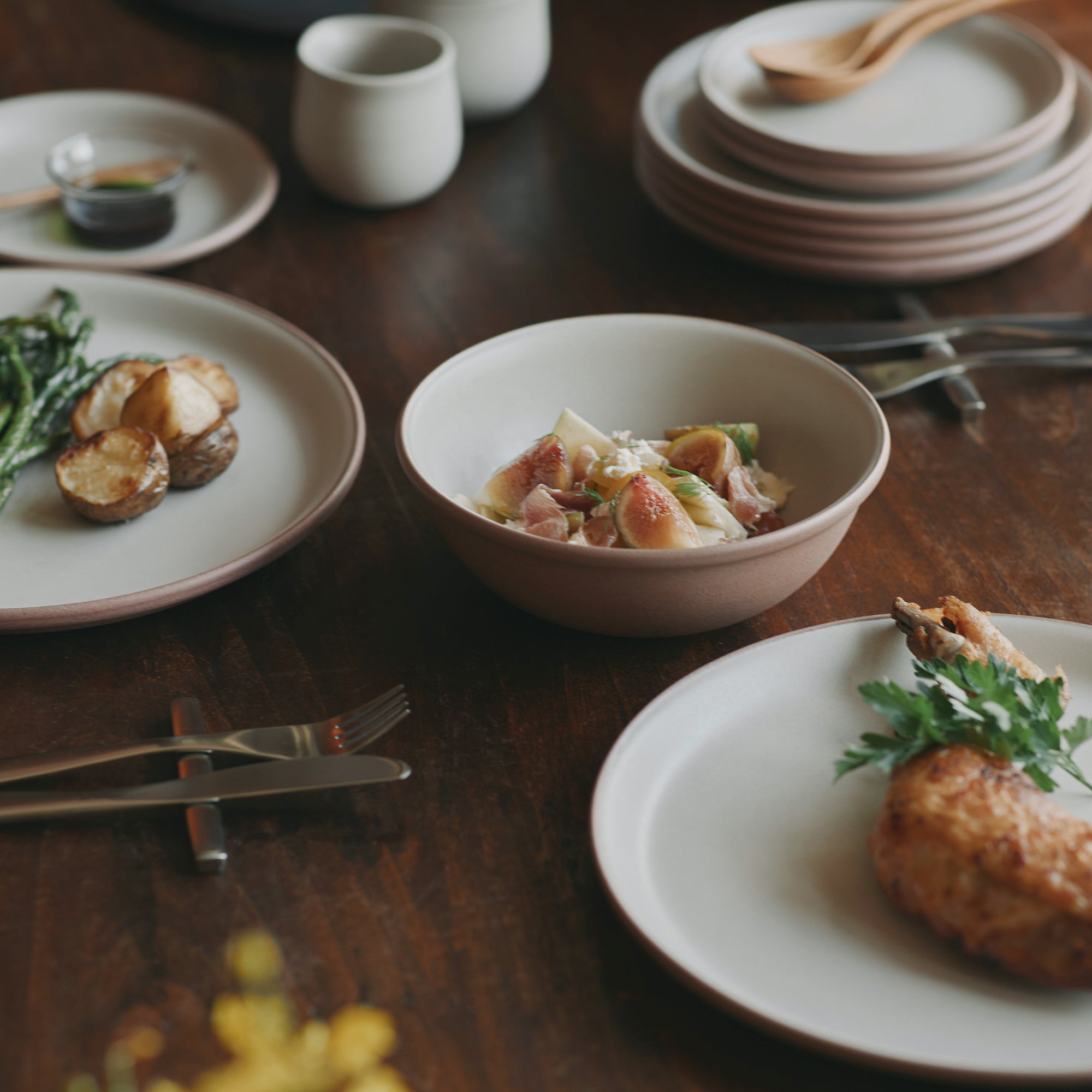 テーブルの上で調和を生む